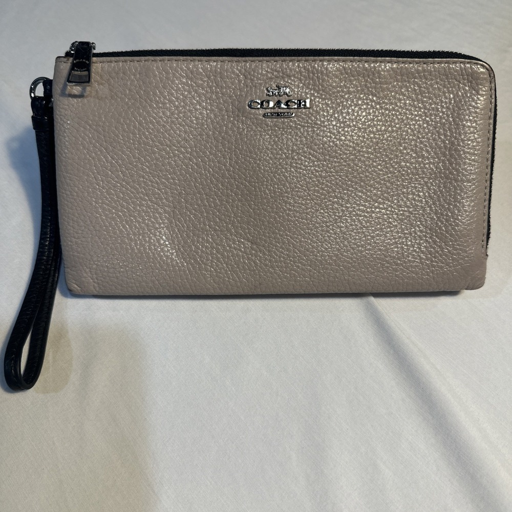 Coach Wristlet, two tone